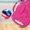thumbnail image 3 of BMOUO Kids Case for 2022 iPad Air 5th Generation / 2020 iPad 4th Generation, iPad Pro 11 2021/2020/2018, Protective Shockproof Case with Handle Stand Shoulder Strap for iPad Air 4/5 , Pro 11, Rose, 3 of 7
