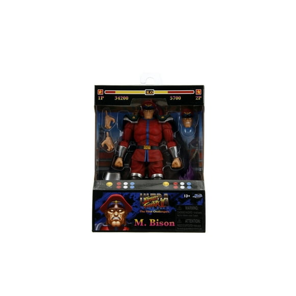 Jada Toys STREET FIGHTER II ACTION FIGURE - M. Bison
