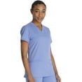 thumbnail image 7 of Dickies Balance Scrubs Top For Women V-Neck With Rib Knit Panels DK870, 7 of 7