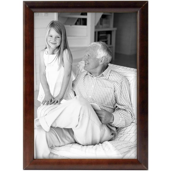 MCS 8x10 Bullnose Tabletop Picture Frame - Walnut