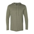 thumbnail image 2 of Anvil Men's Long Sleeve Hooded T-Shirt, 2 of 3