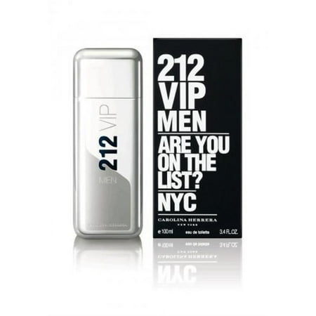 212 VIP Men * Carolina Herrera 3.4 oz / 100 ml Eau de Toilette Men Cologne Spray