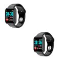 thumbnail image 4 of Monstrate cardíaco Cuenta de pasos Reloj inteligente Control remoto de la cámara Seguimiento del sueño Reloj de de fitness Recordatorio Negro 2piezas, 4 of 6
