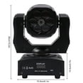 thumbnail image 2 of 100W Moving Head Stage Light 6 LED RGBW DMX DJ Disco Stage Party Lighting, 2 of 12