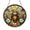 Acrylic 3.5 Inch, variant on Floral Honey Bee Acrylic Suncatcher Ornament, Stained Glass Style Window Hanging Decor, Rustic Garden Home Gift