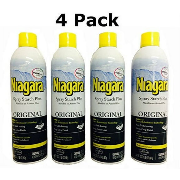 Niagara original, spray starch, crisp finish; sharp look, without excess stiffness 20-oz