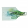 thumbnail image 1 of Salamander Cutting Board, Dark Grey Outline of a Lizard on Nature Tones Botanical Exotic Art, Decorative Tempered Glass Cutting and Serving Board, in 3 Sizes, by Ambesonne, 1 of 2