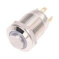 thumbnail image 3 of 2X 3V Interruptor de Boton Pulsador Boton del Timbre de Puerta Azul LED 12 mm Plata, 3 of 5