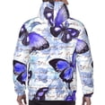 thumbnail image 7 of Junzan Butterflies for Men's Hoodie - Fall Pullover Hooded Sweatshirt-Hooded Sweatshirt for Men - Men's Stylish Sweatshirt for Winter & Autumn-4X-Large, 7 of 7