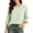 A-Mint Green-women summer tops, variant on Hfnxid Summer Tops for Women Lace Patch 3/4 Sleeve Shirts Loose Fit Tunic Blouses Trendy Crew Neck Outfits White XXXL