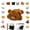 Brown Bear, variant on Magnetic Plush Cat Car Decor, 14cm Kawaii Stuffed Animal Ornament for Car Exterior, Cute Magnetic Decoration for Dashboard, Side Mirror, Refrigerator, Locker, for Cats Lovers