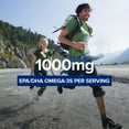 thumbnail image 3 of GNC Triple Strength Fish Oil Omega 3 Supplement Ultra Concentrated 1000mg EPA and DHA, Supports Heart, Brain, Skin, Eye and Joint Health, Burpless, High Potency, Wild Caught, 120 Softgels, 3 of 9