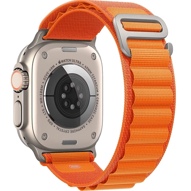 Compatible con Apple Watch Ultra 38 mm, 40 mm, 41 mm, pulsera deportiva de nailon G-Haken con cierre de hebilla de titanio para Apple Watch Series 8/7/6/5/4/3/2/1/SE para hombre y mujer,