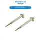 thumbnail image 1 of Clavos de punta simples Soporte de marco de fotos de acrílico Tornillos sólidos cromados Diseño de tornillo sólido Uso versátil, 1 of 3