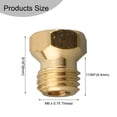 thumbnail image 4 of Ensemble de 5 Pcs Brûleur Gaz Gaz Naturel Plaque de Cuisson pour GPL Kit de Conversion Jets Buses Injecteurs, 4 of 9