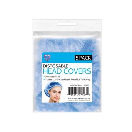 Kole Imports Disposable Head Protector - 5 Piece - Case of 24
