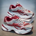 thumbnail image 4 of Thick Platform Sneakers with Upper & Sole - Low-Top All- Shoes Suitable for Students, Casual Wear, Gym, - Breathable Cushioned Comfortable Athletic Footwear, 4 of 9