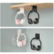 thumbnail image 4 of 2pcs Universal Headphone Stand Adhensive Plastic Wall Mount Hanger Headset Rack Holder Support For Gaming Earphone Bracket, 4 of 5