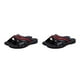 thumbnail image 1 of Sonducket Zapatillas de verano para hombre, correa de cuero, playa, informal, para exteriores, talla grande, zapatilla, masaje, sandalias Negro cuarenta 2piezas, 1 of 6