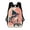 Color, variant on Toad Wears Floral Witch Hat Backpack Backpack Student Backpack Cartoon Canvas Backpack