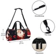 thumbnail image 5 of Santa Claus Large Capacity Sports Bag with Interior Zipper Pocket for Soccer, Gym, Weekend Getaways, and Travel Tote in 17.7 Inches Size, 5 of 6