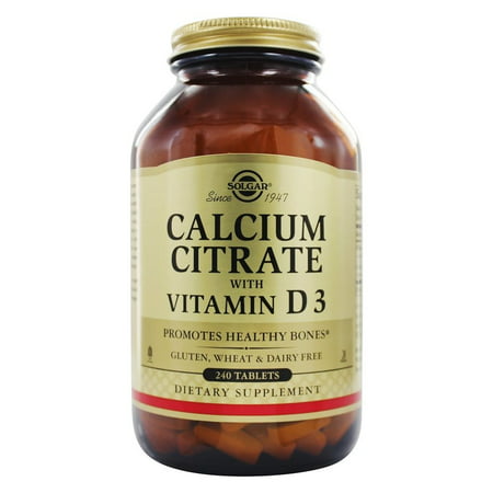 Solgar - Calcium Citrate With Vitamin D3 - 240 (Best Food For Calcium And Vitamin D)
