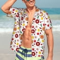 thumbnail image 5 of Picia Oriental Cuisine Gentle Cotton Regular Fit Short Sleeve Casual Hawaiian Shirt for Men-X-Large, 5 of 9