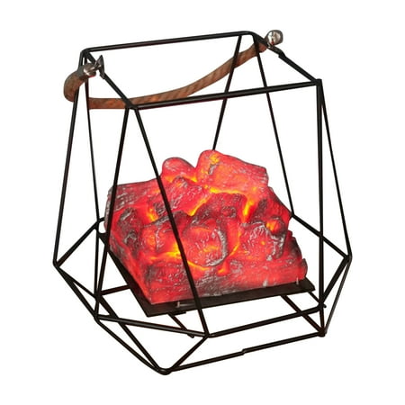 

LED Stimulated Charcoal Light Portable Risk-free Decorative Lamp