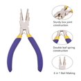 thumbnail image 3 of HLONK 6 in 1 Wire Wrapper Looping Forming Jewelry Plier 6-Steps Multi Size Barrels Pliers Bail Jewelry Making Colors at Random, 3 of 10