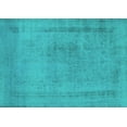 thumbnail image 1 of Ahgly Company Indoor Rectangle Oriental Turquoise Blue Industrial Area Rugs, 2' x 5', 1 of 4