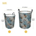 thumbnail image 5 of XMXT Collapsible Laundry Basket, Lotus Pond Duck Pattern Waterproof Laundry Hampers Storage Baskets Dirty Clothes Hamper, 40L, 5 of 8