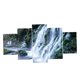 thumbnail image 3 of Moderno 5 piezas de PVC, pintura de arte, impresión digital, murales, paisaje, paisaje Cascada Verde Musgo SM SunniMix Cinco pintura decorativa, 3 of 8