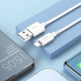 thumbnail image 2 of Silicone USB-A Charging Data Cable for iP, 2 of 5