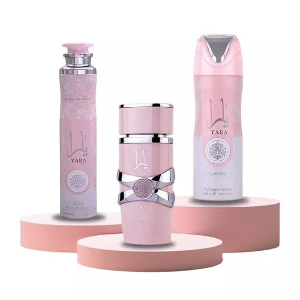 Set de fragancia Lattafa Yara Eau de Parfum 100 ml + spray corporal 200 ml