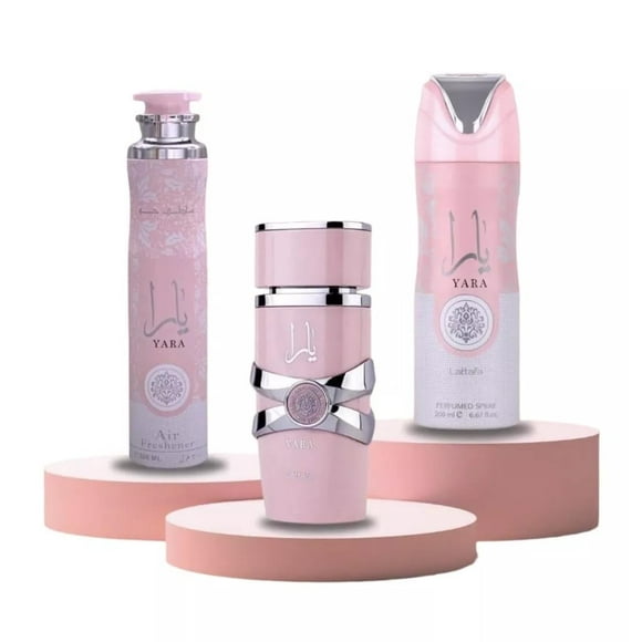 Set de fragancia Lattafa Yara Eau de Parfum 100 ml + spray corporal 200 ml