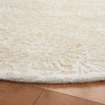 thumbnail image 3 of SAFAVIEH Precious Charla Quatrefoil Area Rug, Gold/Ivory, 6' x 6' Round, 3 of 7