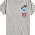 thumbnail image 3 of Marvel Captain America - Logo Stack - Toddler and Youth Short Sleeve Graphic T-shirt, 3 of 5