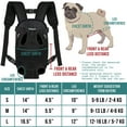 thumbnail image 2 of PetAmi Dog Carrier Backpack, Adjustable Dog Pet Cat Front Carrier Backpack | Ventilated Dog Chest Carrier for Hiking Camping Travel, Sling Bag for Small Medium Dog Cat Puppies, Large, 12-16 lbs, Red, 2 of 8