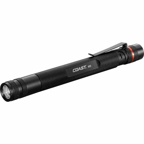 coast 105 lumen led penlight with twist focus, black - Walmart.com