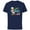 Navy, variant on Disney Mickey & Friends Ludwig Von Drake Holiday Hits - Short Sleeve Cotton T-Shirt for Adults - Customized-Black