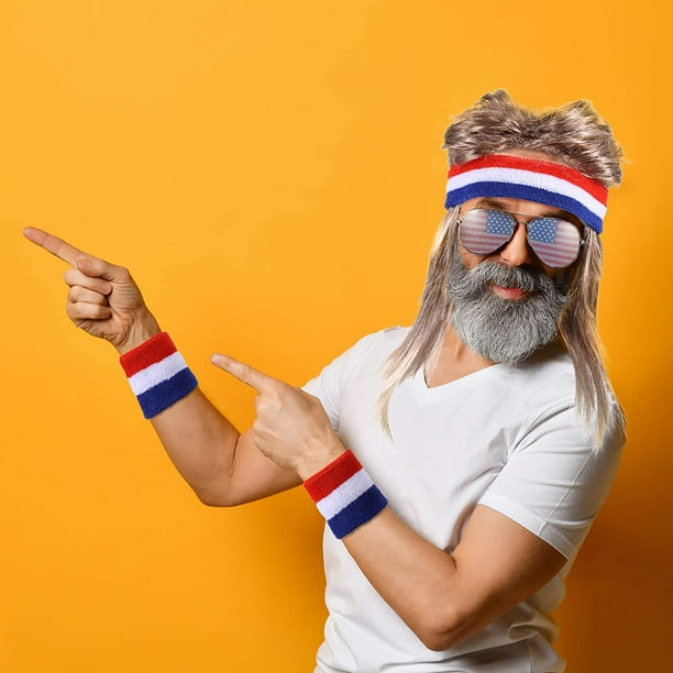 Mullet wig with headband hotsell