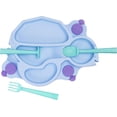 thumbnail image 4 of Constructive Eating Turtle Training Plate and Utensils Set for Babies & Toddlers - Blue, 4 of 8