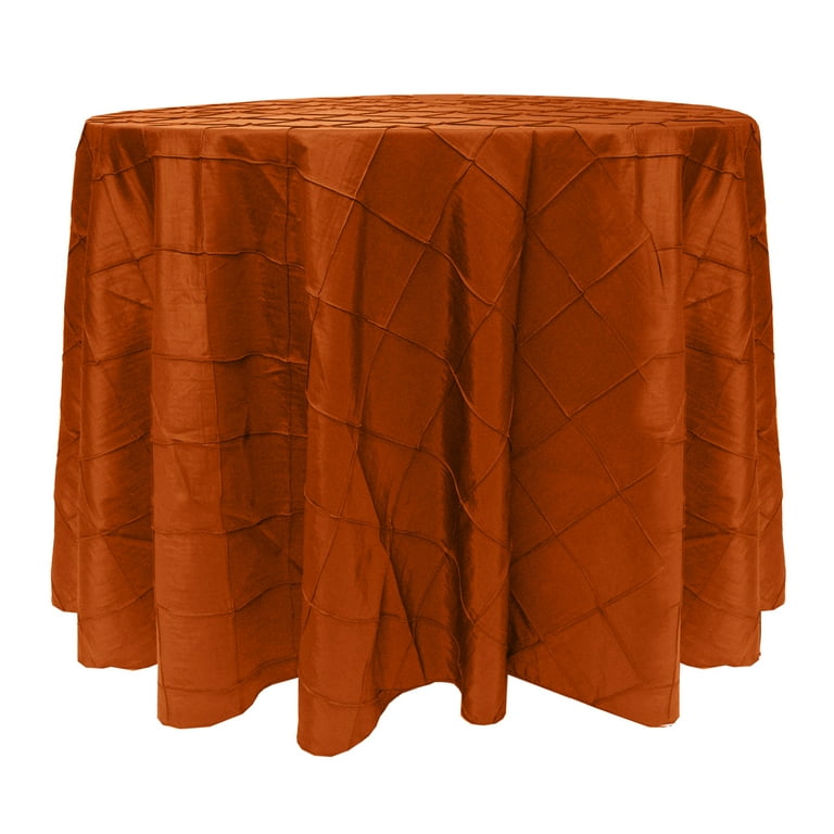 Chocolate Brown Pintuck Table Cloth