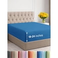 thumbnail image 1 of Sábana bajera ajustable CGK Unlimited Extra Deep Cal King Royal Blue, 1 of 7