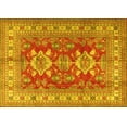 thumbnail image 1 of Ahgly Company Indoor Rectangle Geometric Yellow Traditional Area Rugs, 8' x 12', 1 of 4