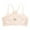 Beige, variant on Wuxian Girls Bralette Spaghetti Strap Y Back Training Bras For Teens Racerback Yoga Bra Comfort Crop Top Lightweight Seamless Kids Underwear,Beige