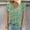 Green, variant on ALLLIST Tops for Women Trendy Blue Graphic Short Sleeve V-Neck Casual T-Shirts Womens Shirts Under $10 L