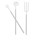 thumbnail image 4 of Shisuyan Stainless Steel Chocolate Dipping Tool Silver 3Pcs 7.9Inches, 4 of 8