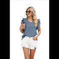 thumbnail image 2 of Camisa de de Corta Azul Grisácea L, 2 of 9