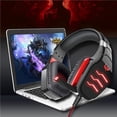thumbnail image 4 of Auriculares Para Juegos Micrófono Giratorio Usb Multifuncional Durable Estéreo De Alta Jack De 3,5 Mm Auriculares Con Cable Con Luz Led Para Computadora Teléfono Tablet Gamer Home Inevent EL013327-01, 4 of 6
